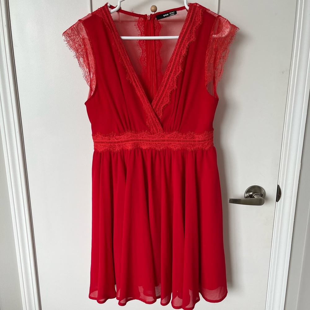 TFNC red dress